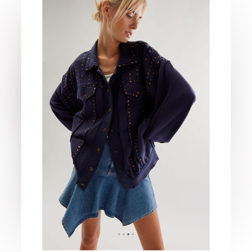 FREE PEOPLE - WE THE FREE Keepin’ On Trucker Jacket